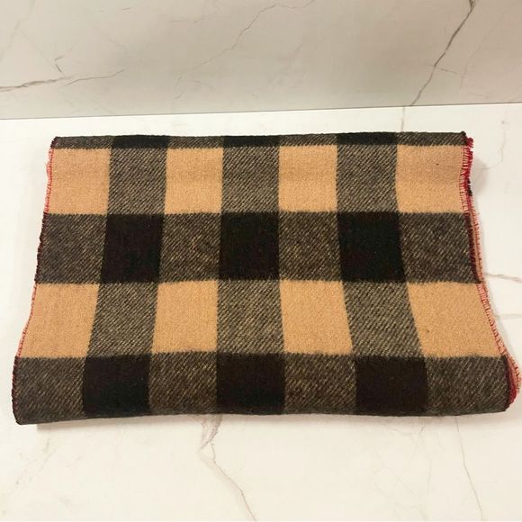 ❌SOLD❌BURBERRY Cashmere Reversible Giant Check Scarf - Picture 2 of 11